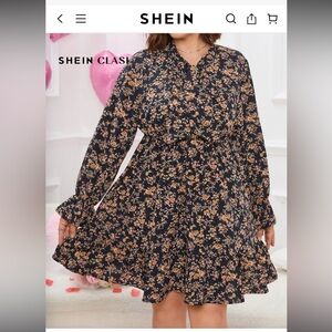 New floral dress from SHEIN.